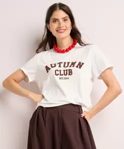 T-shirt met borduursel