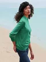 Trui van zijde + kasjmier model Sabrina