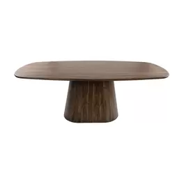 Eettafel Donker deens ovaal 215 cm