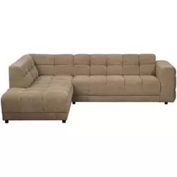 Hoekbank Charlotte met chaise longue links - Raven - taupe product