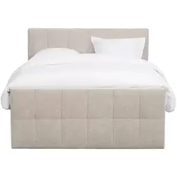 Boxspring met opbergruimte Kanso - taupe - 140x200 cm product