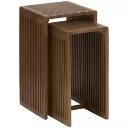 Bijzettafel Sem - walnoot - set van 2 product