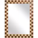 Spiegel Check - bruin - 50x38 cm product