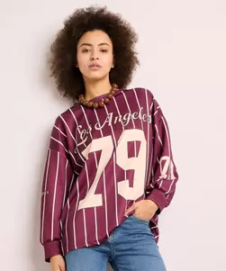 Top met print