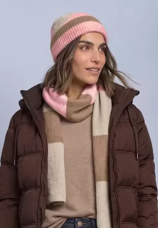Muts met colorblock-patroon