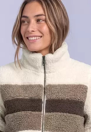 Teddyjasje in colorblock-stijl