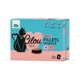 Natvoer voor katten Adult in saus 12 x 85 g Vlees,Gevogelte