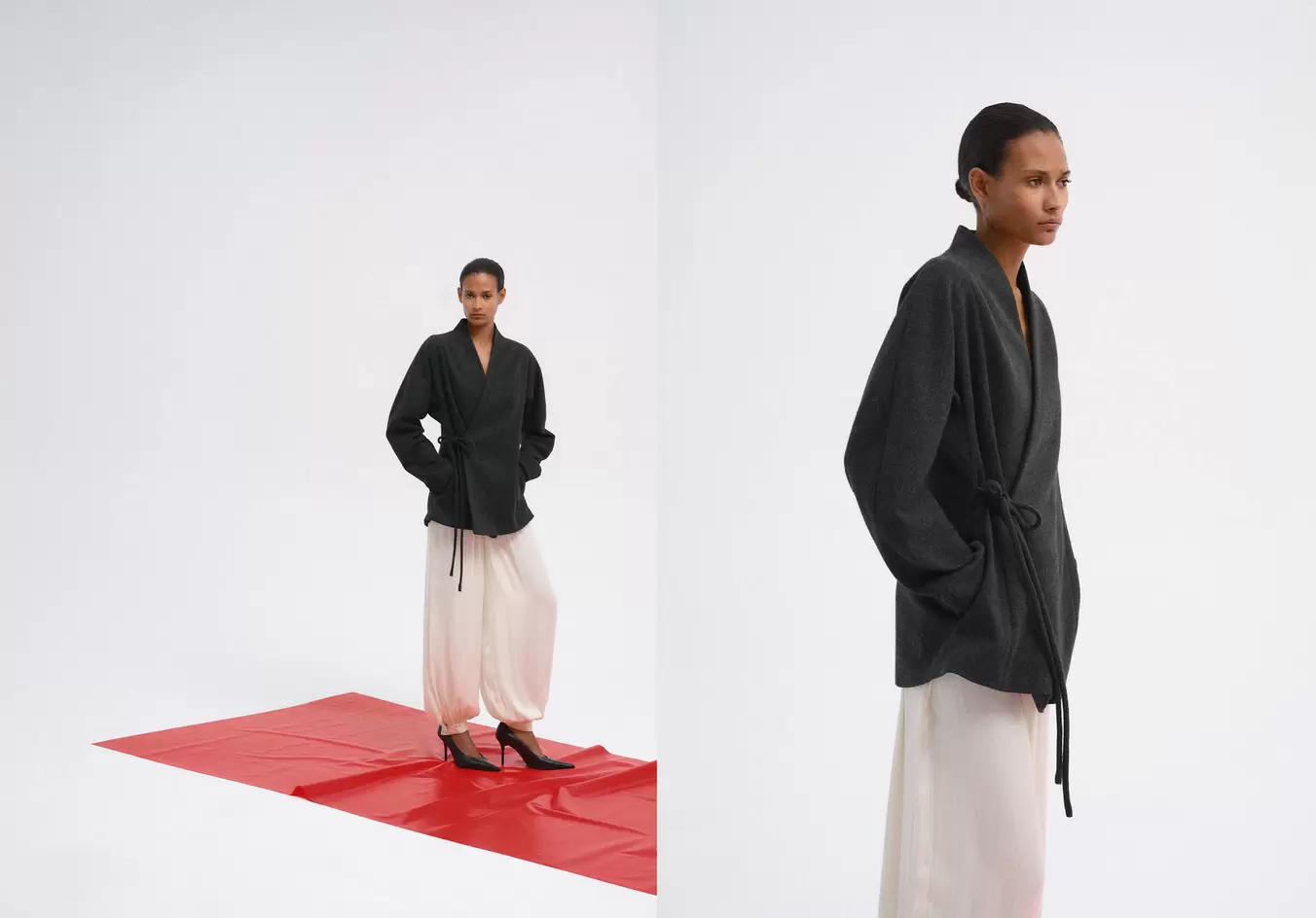Straight-tie jacket