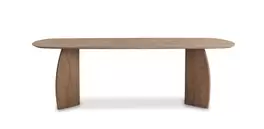 Eettafel Divio tabacco light 240x100 cm