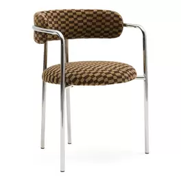 Pre-order Eetkamerstoel Roi block dark brown