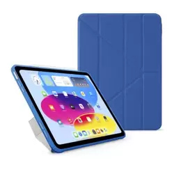 Pipetto Origami No1 Case - iPad 10.9" (2022) / iPad 11" (2025) - Luminous Blue