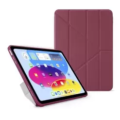 Pipetto Origami No1 Case - iPad 10.9" (2022) / iPad 11" (2025) - Burgundy