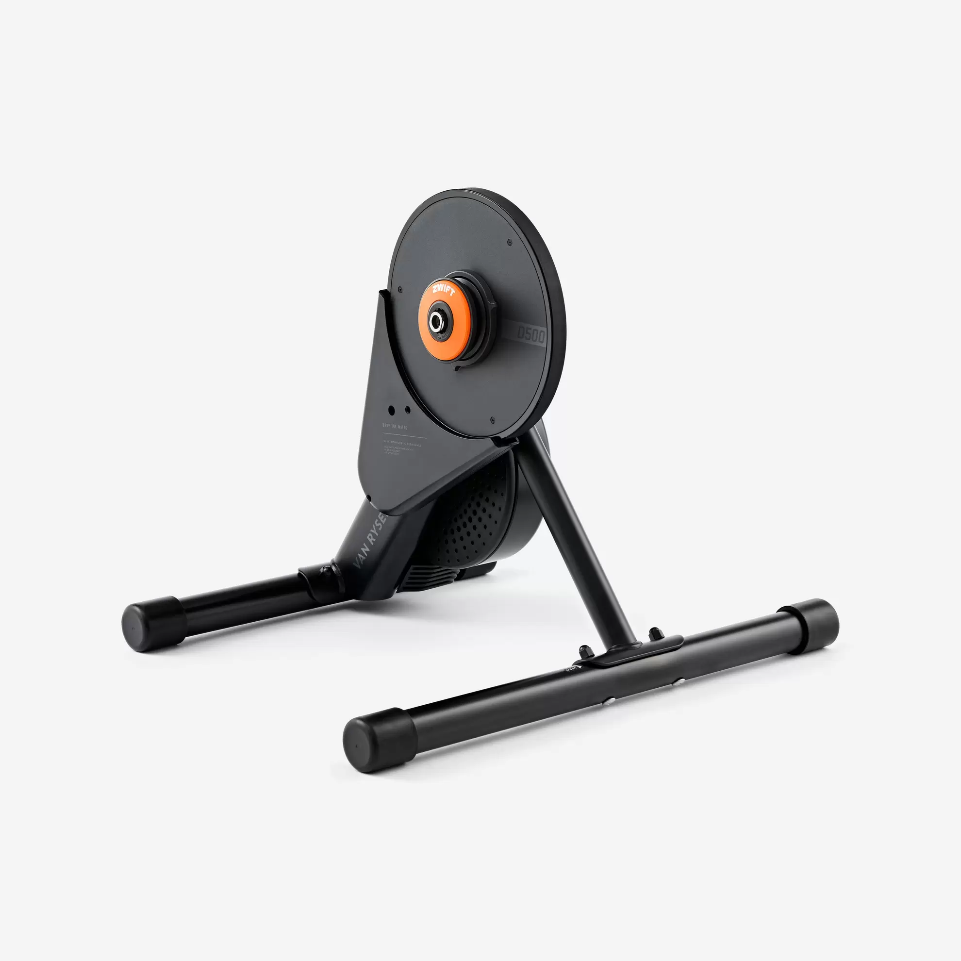 Fietstrainer D500 Van Rysel met "Zwift Cog en Click"