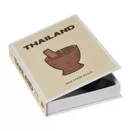 Opbergboek Thailand - geel - 25x18x4 cm