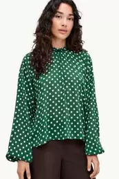Chiffon blouse - met stippen