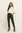Broek Zwarte slim fit broek met coating