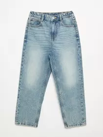 Loose fit denim broek