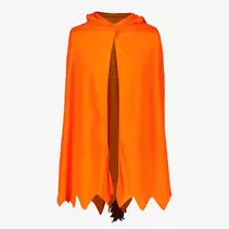 Unisex cape met leeuw oranje