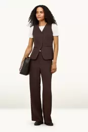 Business-broek - high waist - regular fit