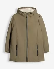 Parka - Opgestikte zakken - Kaki
