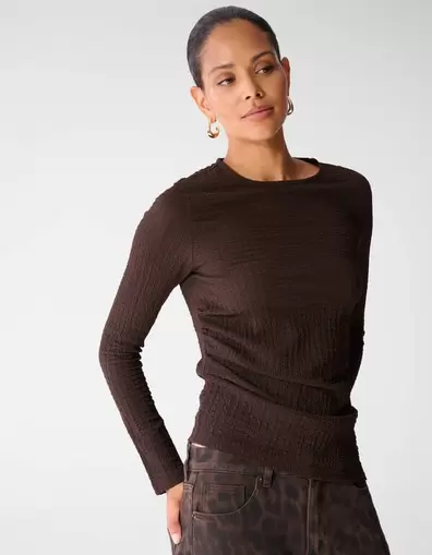 Asymmetrische Top Donkerbruin