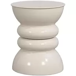 Bijzettafel Alicante - ecru - 47xØ38 cm product