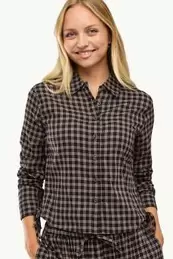 Flanellen blouse - geruit
