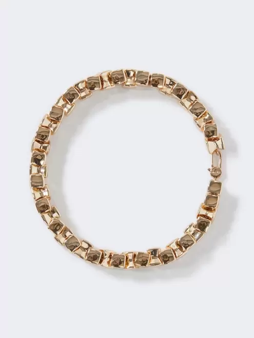 Metal choker necklace