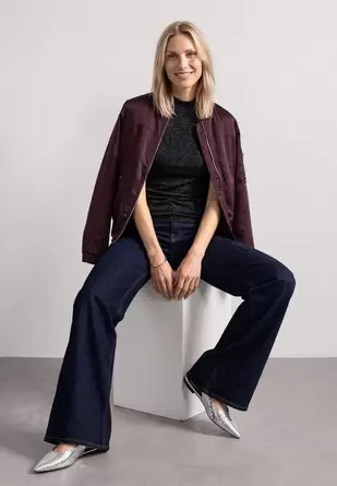 Top met col en glitters