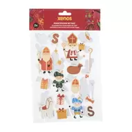 Foam stickers Sinterklaas - set van 2