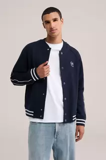 Jack van sweatstof met embroidery