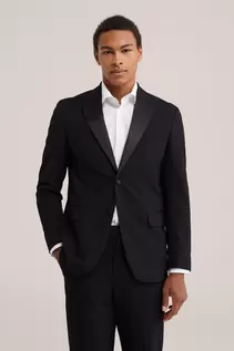 Slim fit smoking blazer
