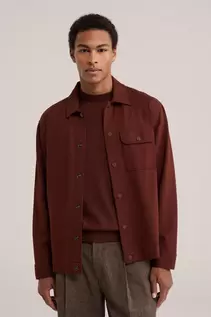 Regular fit overshirt