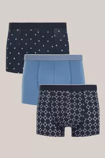 Boxershort met print, 3-pack