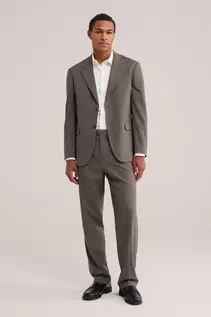 Regular fit blazer en straight fit pantalon