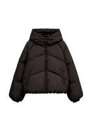 QUILTED ANORAK WITH HOODIE WATER-REPELLENT WINDPROOF
