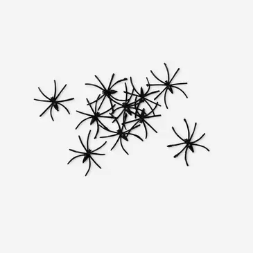Small decorative spiders - 20 pcs