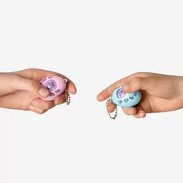 Key rings - Digital rock, paper, scissors game