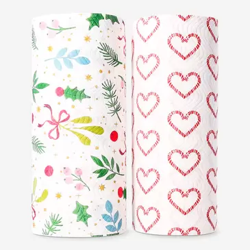 Paper towels with Christmas prints - 2 pcs