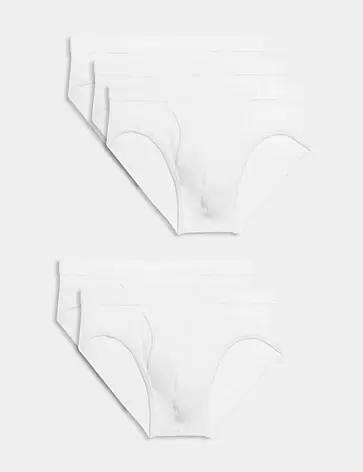 5 katoenen slips met Cool & Fresh™ en stretch