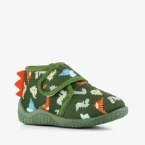 Jongens pantoffels met dino's groen
