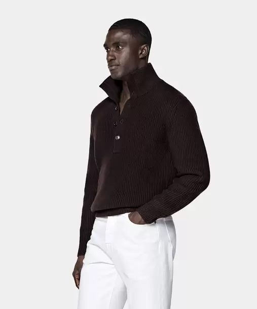 Long Sleeve Funnel-Neck
