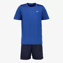 Tweedelig kinder sport set donkerblauw