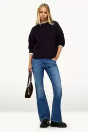 Flared jeans - mid waist - LYCRA®