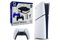 SONY PlayStation 5 spelconsole - Digital Edition 825 GB + QWARE PS5 gaming starter kit Gaming Bundel