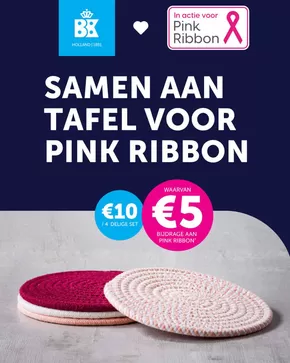 Catalogus van BK in Eindhoven | Samen aan tafel voor Pink Ribbon | 2025-10-06T00:00:00.000Z - 2025-10-20T00:00:00.000Z