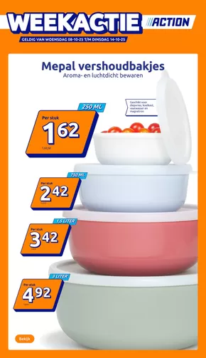Catalogus van Action in De Waal | Actuele koopjes en aanbiedingen | 2025-10-08T00:00:00.000Z - 2025-10-22T00:00:00.000Z