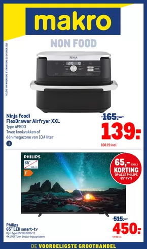 Catalogus van Makro | Non-Food | 2025-10-08T00:00:00.000Z - 2025-10-21T00:00:00.000Z