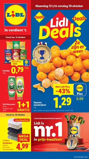 Catalogus van Lidl in Leiderdorp | Speciale aanbiedingen voor u | 2025-10-09T00:00:00.000Z - 2025-10-19T00:00:00.000Z