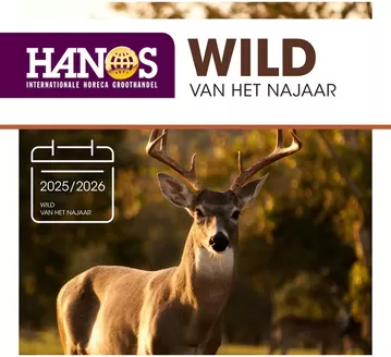 Catalogus van HANOS in Groningen | Wildbrochure 2025/2026 | 2025-10-04T00:00:00.000Z - 2026-09-12T00:00:00.000Z